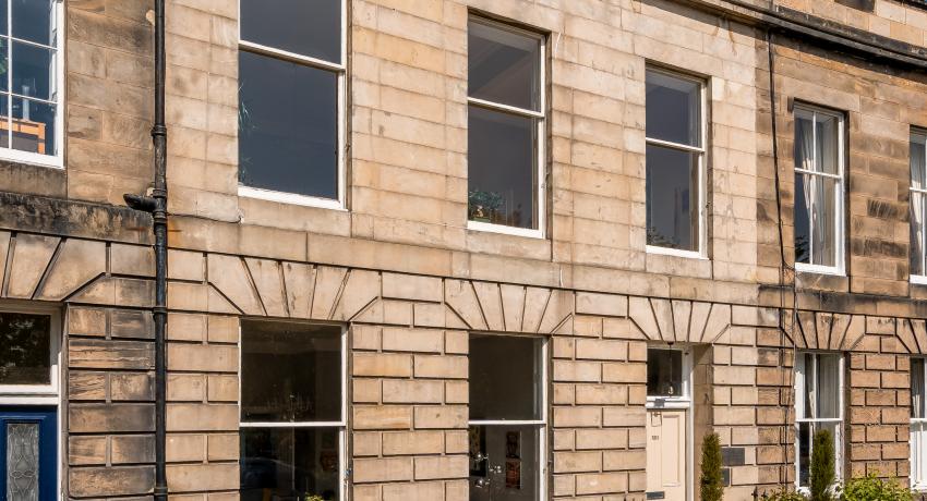 Crescent House is located in a secluded crescent in the New Town