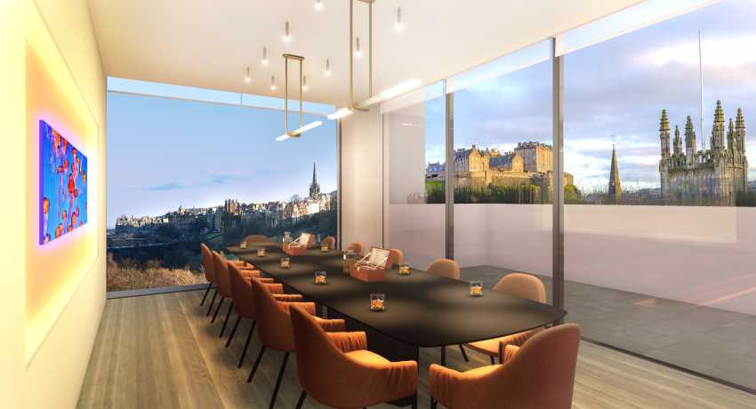 Private Dining - Castle views